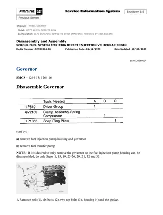 Caterpillar Cat 637D WHEEL SCRAPER (Prefix 20W) Service Repair Manual Instant Download