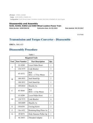 Caterpillar Cat 924H Wheel Loader (Prefix HXC) Service Repair Manual Instant Download