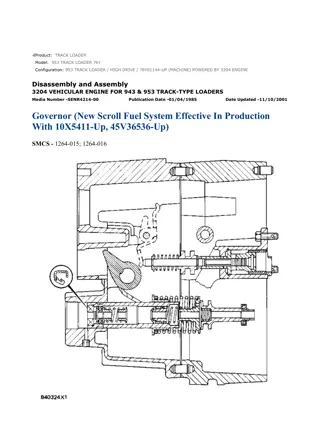 Caterpillar Cat 953 TRACK LOADER (Prefix 76Y) Service Repair Manual Instant Download 2