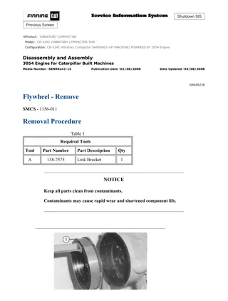 Caterpillar Cat CB-534C VIBRATORY COMPACTOR (Prefix 5HN) Service Repair Manual Instant Download