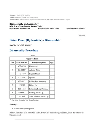 Caterpillar Cat D6K2 LGP TRACK-TYPE TRACTOR (Prefix JTR) Service Repair Manual Instant Download