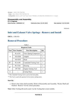 Caterpillar Cat D6K2 TRACK-TYPE TRACTOR (Prefix 7P6) Service Repair Manual Instant Download