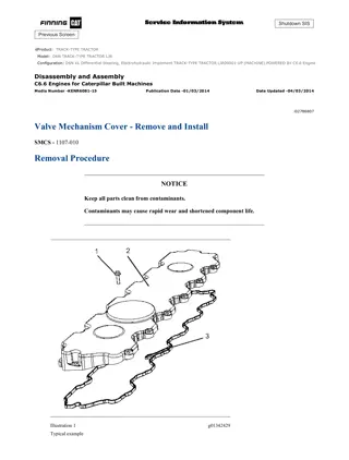 Caterpillar Cat D6N TRACK-TYPE TRACTOR (Prefix LJR) Service Repair Manual Instant Download