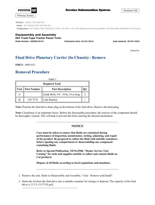 Caterpillar Cat D6T TRACK-TYPE TRACTOR (Prefix DJG) Service Repair Manual Instant Download