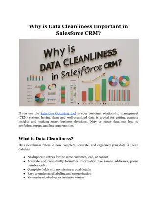 Why is Data Cleanliness Important in Salesforce CRM?