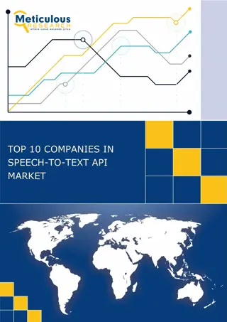 TOP 10 COMPANIES IN SPEECH-TO-TEXT API MARKET