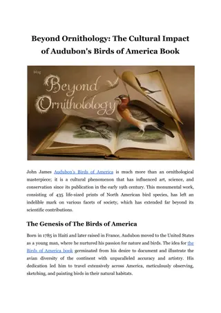 Beyond Ornithology_ The Cultural Impact of Audubon's Birds of America Book