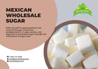 King Hill Foods LLC: Your Premier Wholesale Sugar Supplier