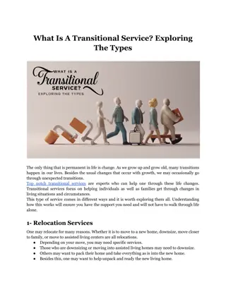 What Is A Transitional Service? Exploring The Types
