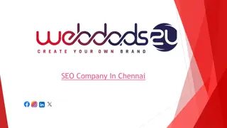 SEO Company In Chennai  - Webdads2U PRIVATE LIMITED