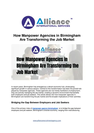 How Manpower Agencies in Birmingham Are Transforming the Job Market