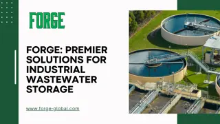 FORGE Premier Solutions for Industrial Wastewater Storage