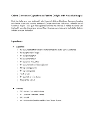Try Crème Christmas Cupcakes with Premium Probiotic Salted Butter | Nutralite