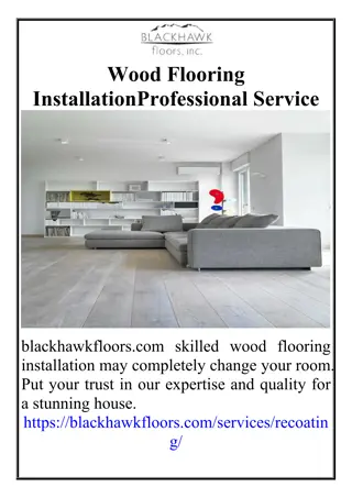 Wood Flooring InstallationProfessional Service
