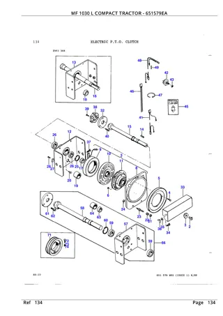 Massey Ferguson MF 1030 L COMPACT TRACTOR Parts Catalogue Manual Instant Download