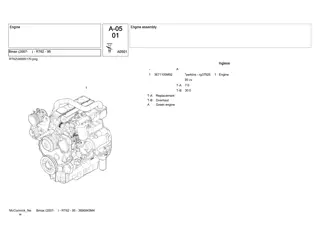 McCormick Bmax (2007- ) - RT62 - 95 Tractor Parts Catalogue Manual Instant Download