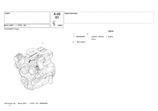 McCormick Bmax (2007- ) - RT62 - 100 Tractor Parts Catalogue Manual Instant Download