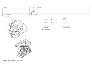 McCormick C Series - C50, C60 Tractor Parts Catalogue Manual Instant Download