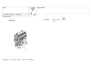 McCormick C-L mondial Tier 2 (2007- ) - RT30 - C 60 L Tractor Parts Catalogue Manual Instant Download