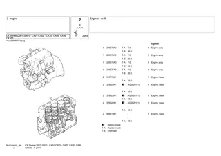 McCormick CX Series (2001-2007) - CX01-CX02 - CX70, CX80, CX90, CX100 Tractor Parts Catalogue Manual Instant Download