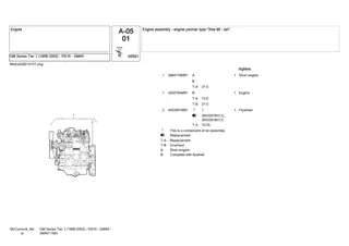 McCormick GM Series Tier 1 (1998-2003) - RS10 - GM40 Tractor Parts Catalogue Manual Instant Download