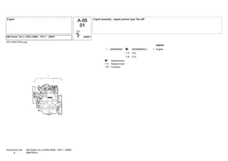 McCormick GM Series Tier 2 (2003-2008) - RS11 - GM40 Tractor Parts Catalogue Manual Instant Download