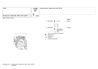 McCormick GX Series Tier 1 (2002-2004) - RP80 - GX40  GXH40 Tractor Parts Catalogue Manual Instant Download