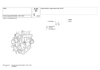 McCormick T Series Compact (2001-2009) - CT00 - T60F Tractor Parts Catalogue Manual Instant Download