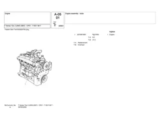 McCormick T Series Tier 2 (2003-2007) - CP01 - T105 F-M-T Tractor Parts Catalogue Manual Instant Download