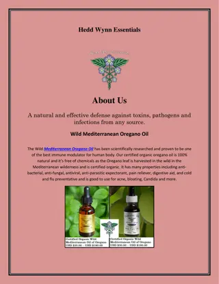 Certified Organic Oregano Oil, wildoiloforegano.com
