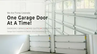 Garage door service denver