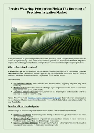 Precise Watering, Prosperous Fields: The Booming of Precision Irrigation Market