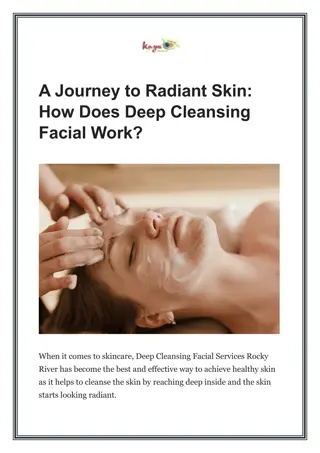 A Journey to Radiant Skin: How Does Deep Cleansing Facial Work?