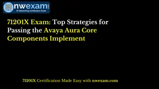 71201X Exam: Top Strategies for Passing the Avaya Aura Core Components Implement