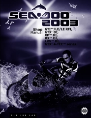 2003 Sea-Doo GTI (blue) International 5568 Service Repair Manual