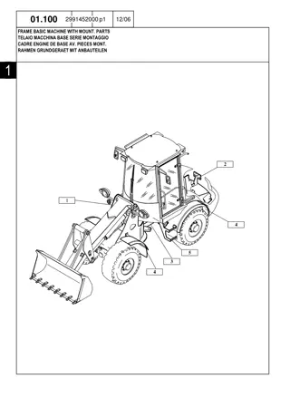 New Holland W50TC Compact Wheel Loader Parts Catalogue Manual Instant Download