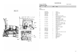 SAME diamond 260 Tractor Parts Catalogue Manual Instant Download