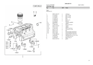 SAME dorado 55 Tractor Parts Catalogue Manual Instant Download