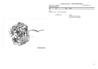 SAME dorado 60 classic Tier 3 Tractor Parts Catalogue Manual Instant Download (SN zkdcs60200ts10001 and up)