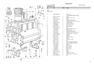 SAME dorado 60 Tractor Parts Catalogue Manual Instant Download