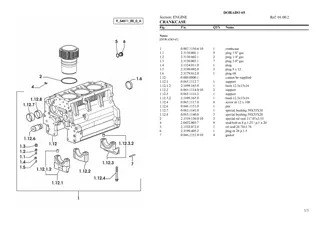 SAME dorado 65 Tractor Parts Catalogue Manual Instant Download