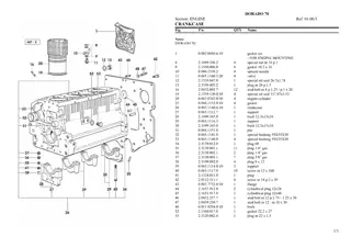 SAME dorado 70 Tractor Parts Catalogue Manual Instant Download