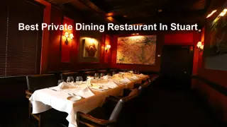 Private dining restaurant stuart