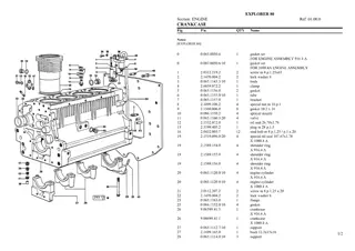 SAME explorer 80 Tractor Parts Catalogue Manual Instant Download