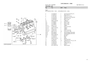 SAME explorer 85 Tractor Parts Catalogue Manual Instant Download (SN 35001 and up)